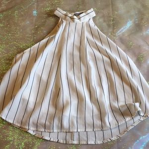 Charlotte Russe Halter Neck Cropped Top